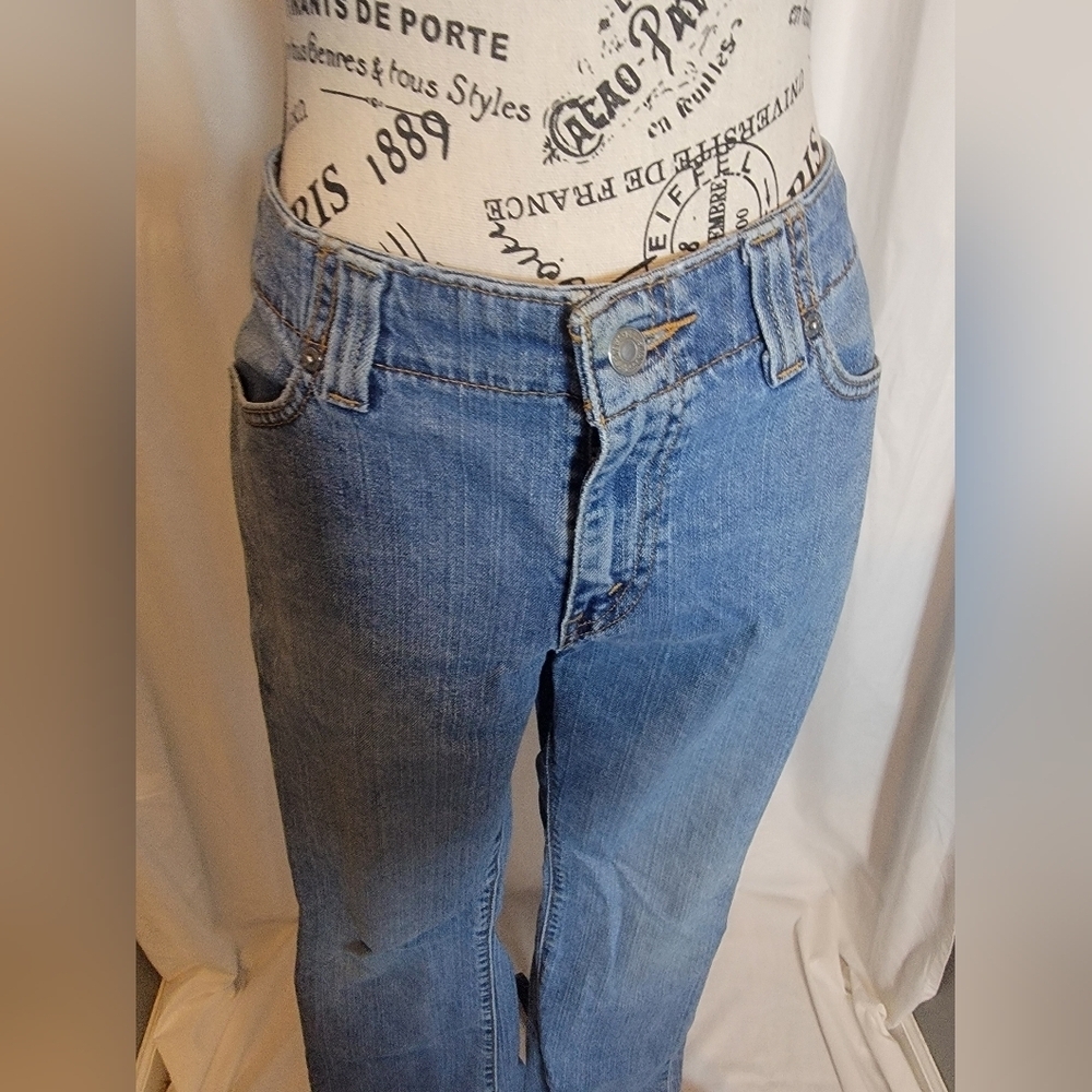 Levis Nouveau Low Boot Cut Stretch 525 Size 10 Medium Miss Y2k Jeans - Picture 3 of 10